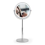 BELDRAY 7'' TELESCOPIC Chrome LED Mirror